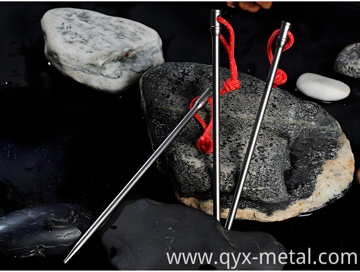titanium tent pegs